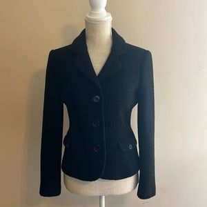 AJ Armani jeans Women’s Black Wool Jacket Size: I 40 US 6